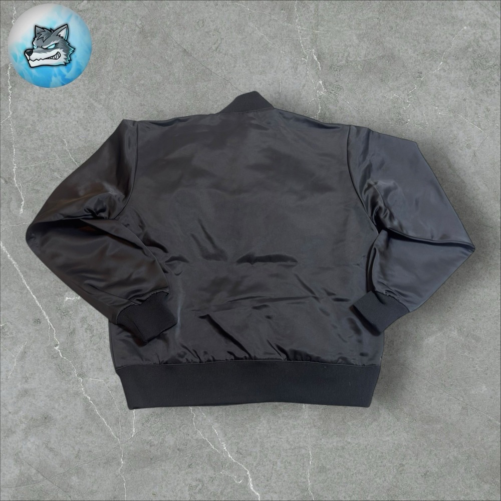 Jordan Wheaties Flight MVP Jacket Mens Size M Black Bomber Jacket New DV7578-010 - Picture 2 of 5